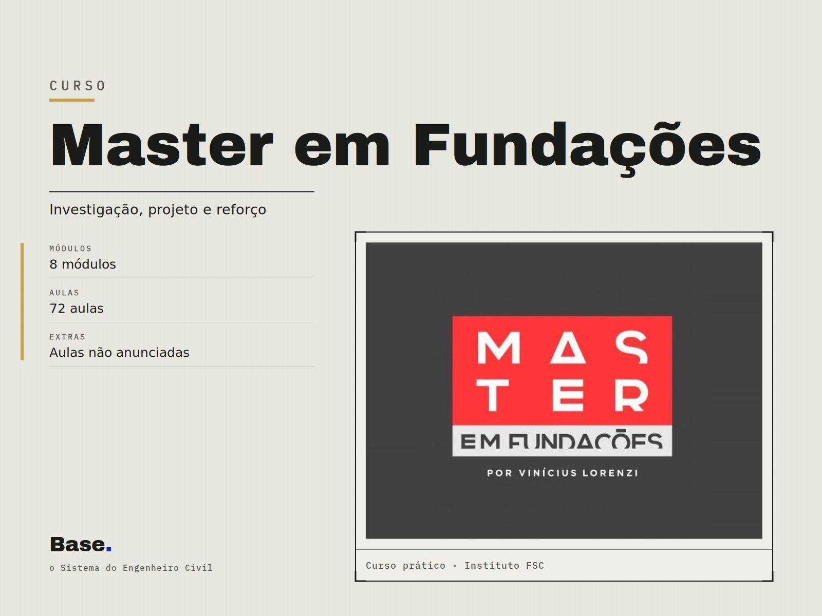 Treinamentos — Master Fundações